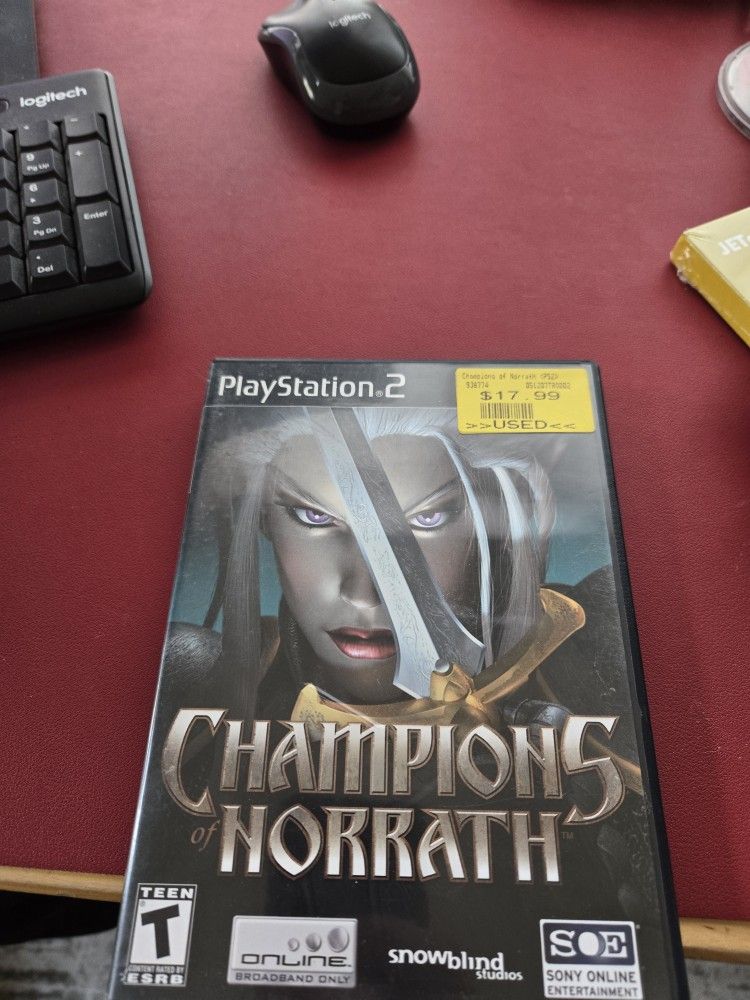 PS2 Game, Champions Of Norrath, Complete