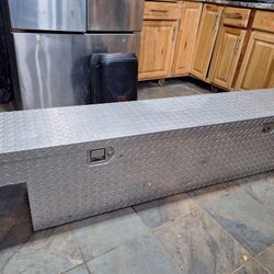 Silver Truck Tool Box