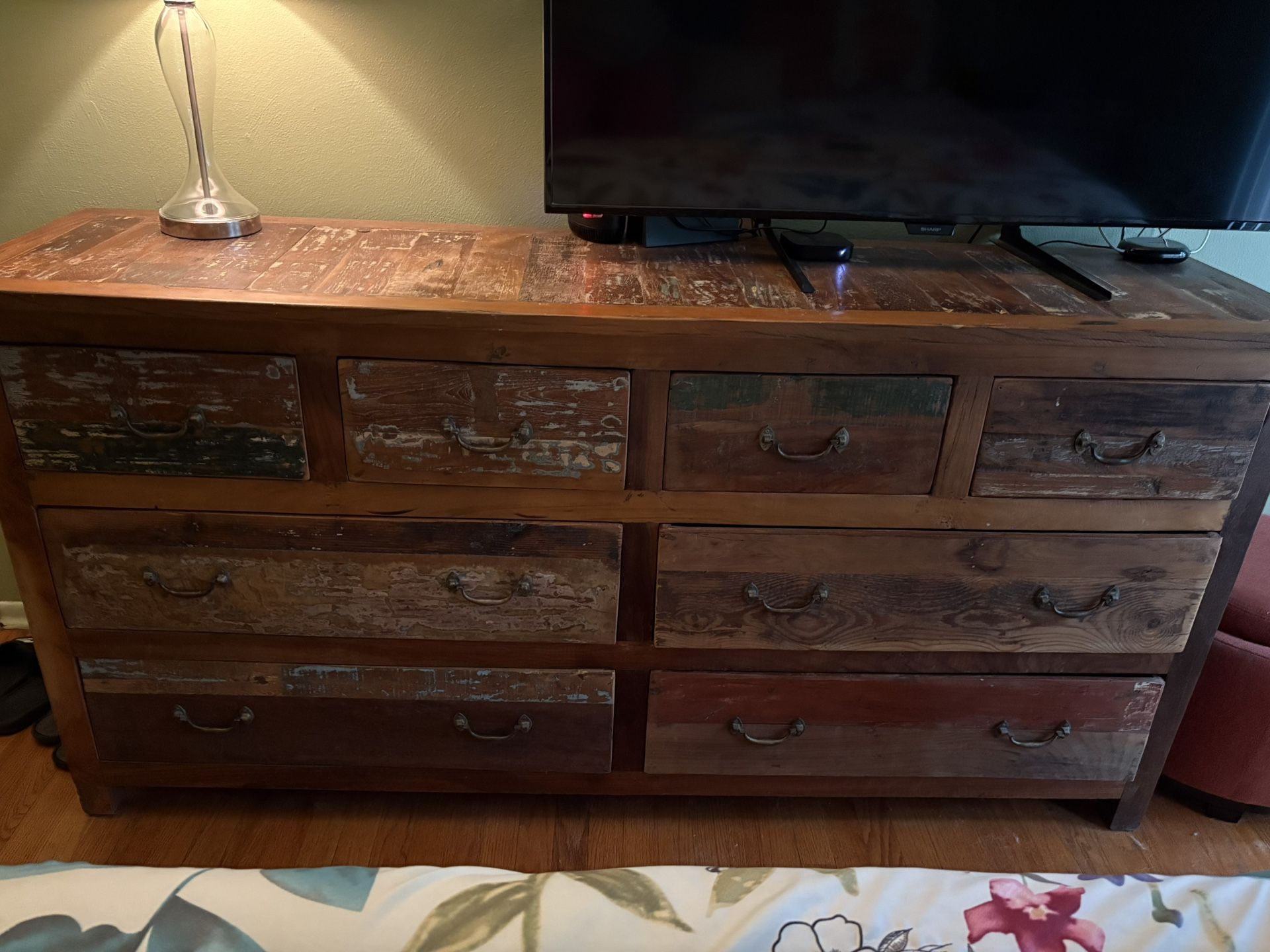 Rustic Wood Dresser