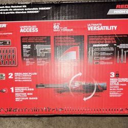 M12 FUEL INSIDER 12V Lithium-Ion Brushless Cordless 1/4 in. - 3/8 in. Extended Reach Box Ratchet Kit w/ Battery, Charger