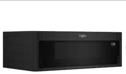 Whirlpool 1.1-cu ft Low Profile Over-the-Range Microwave ( Black )      Model #WML55011HB