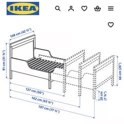 Twin Bed Frame + Mattress + Mattress Protector – Good Condition