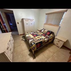 pier 1 import jamaican full sectional bed set w dressers!$500 delivery 🚚 available!