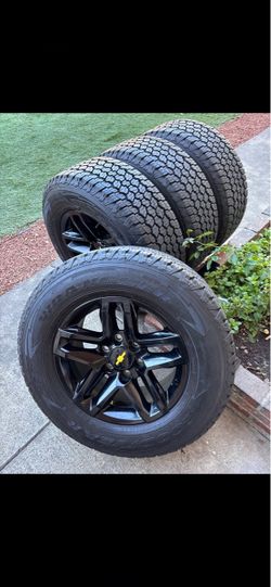 2026 Chevy Silverado trail boss rims and tires