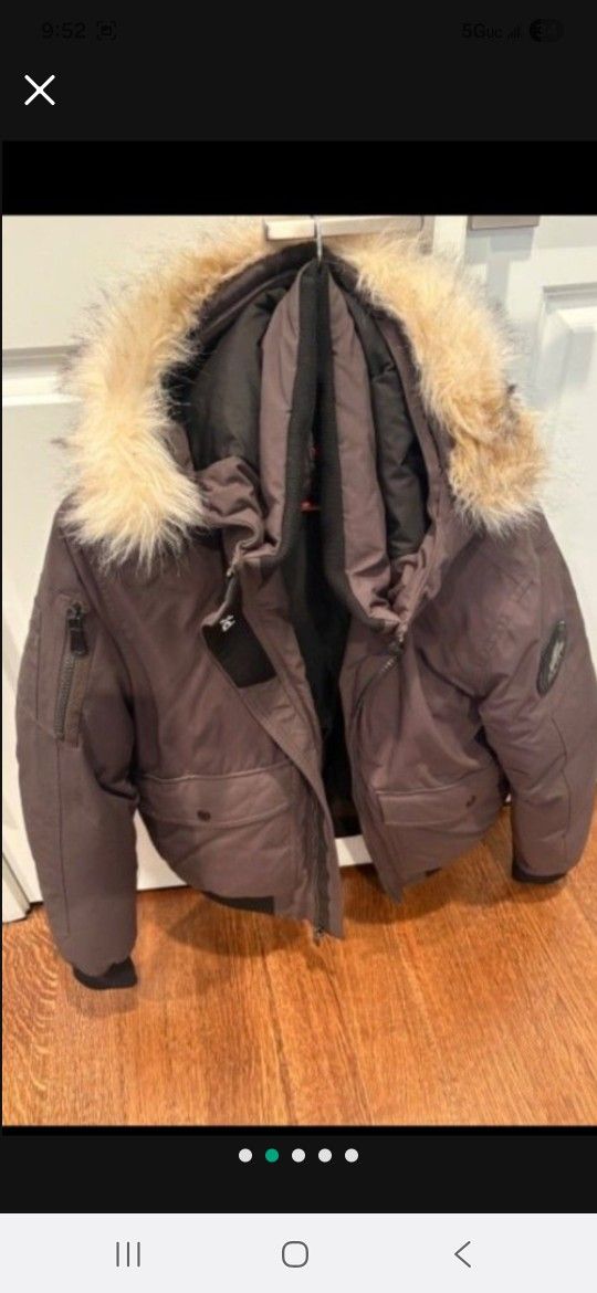 PAJAR MENS SMALL DUCK DOWN  BOMBER JACKET 