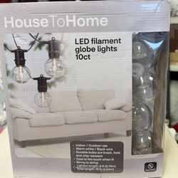 Led Globe Lights 10 Ct