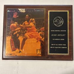 Kobe Bryant Framed Photo Great For Man Cave