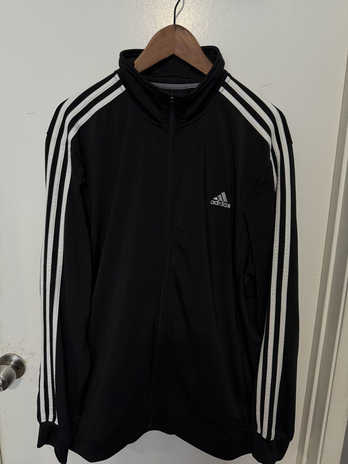 Adidas Training Essentials Track Jacket Black/White Men’s size XL