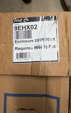 First Co. 9EHX02 Enclosure for 20/25/30HX Air Handler