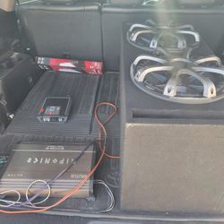 UNAS BOCINAS Y AMPLIFIER 