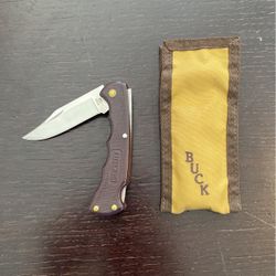 Buck 422 Vintage w Case 1980s