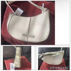 Steve Madden Shoulder Bag - Taupe - New 