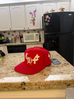 Chrome Hearts Red Snapback Hat