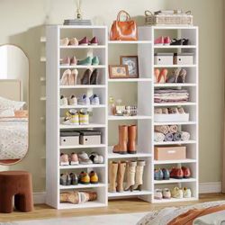 Large Shoe Storage And Display Cabinet