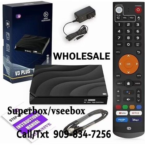 VSEEBOX V3 PLUS new Model Wholesale reseller super box V3 Superbox VSEEBOX SUPERBOX