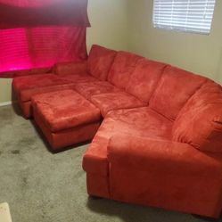 Red Sectional Sofa