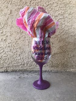 Engagement Wine Glass