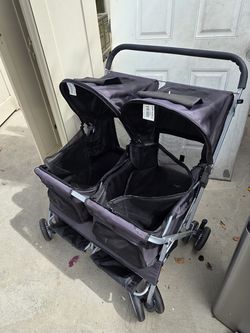 Double doggy stroller