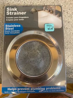 Sink strainer
