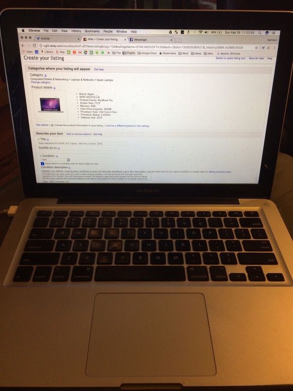 MacBook Pro 13 inch (2010)