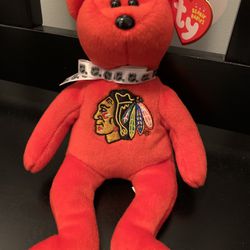 Ty Beanie Baby - Stanley The Bear - Red - Limited Edition
