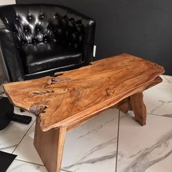 Live Edge Wood Coffee Tabel