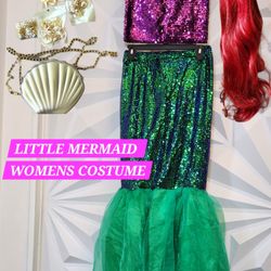 Adult Size Little Mermaid Costume