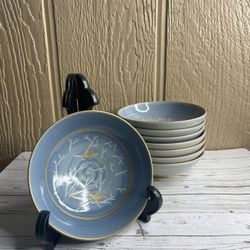 This Is A Hawaii Vintage Collectible, 8 Piece Set Of Hand Crafted Decorative Plates