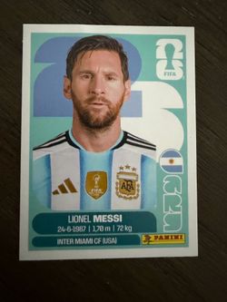 Messi - Panini sticker