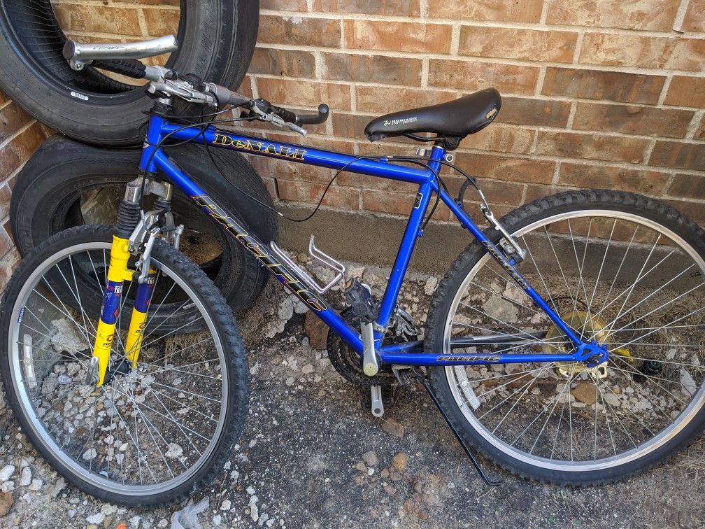 Bike and helmet