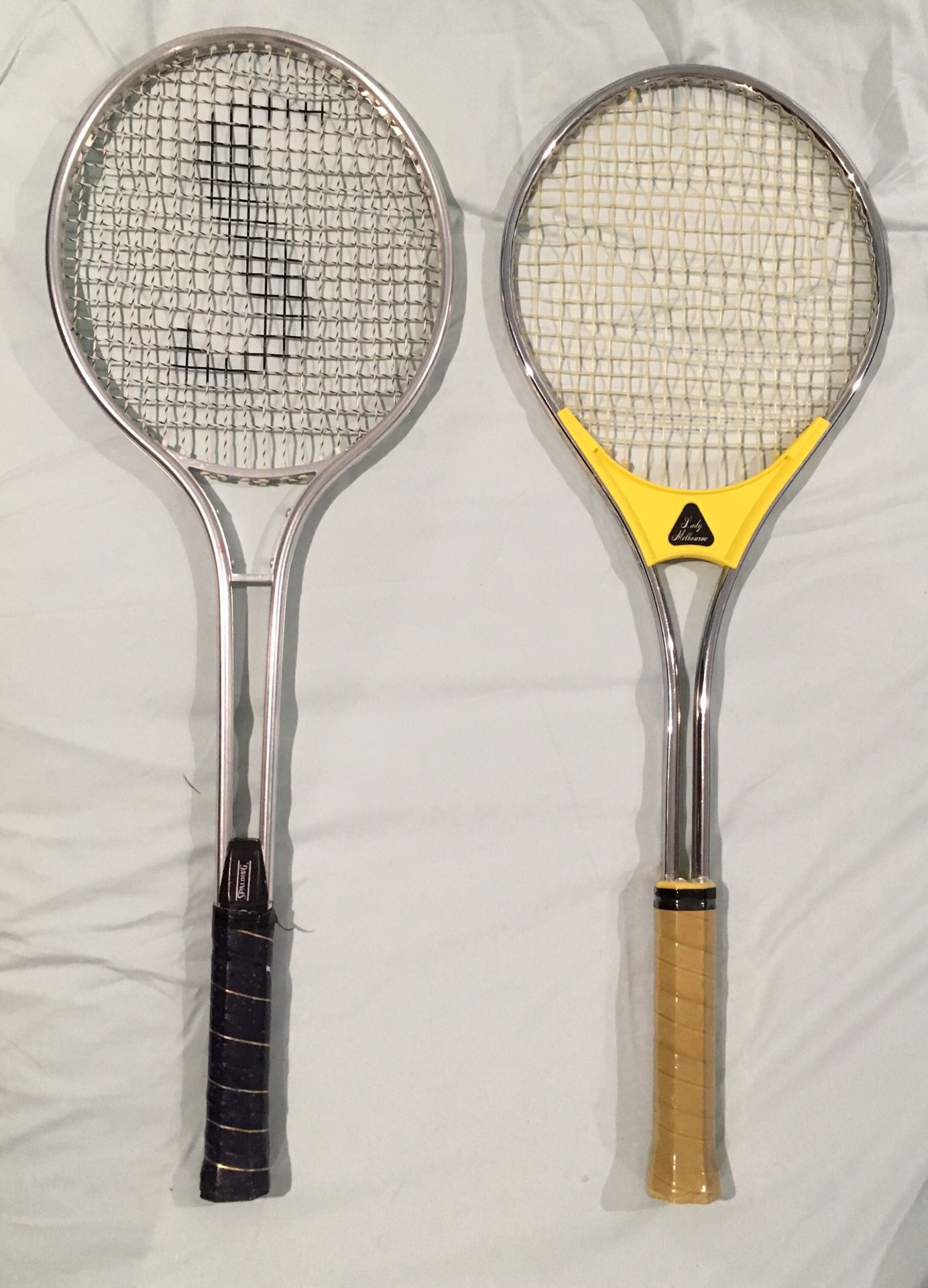 Set Of 2 Tennis Rackets (Lady Melbourne & Spalding)
