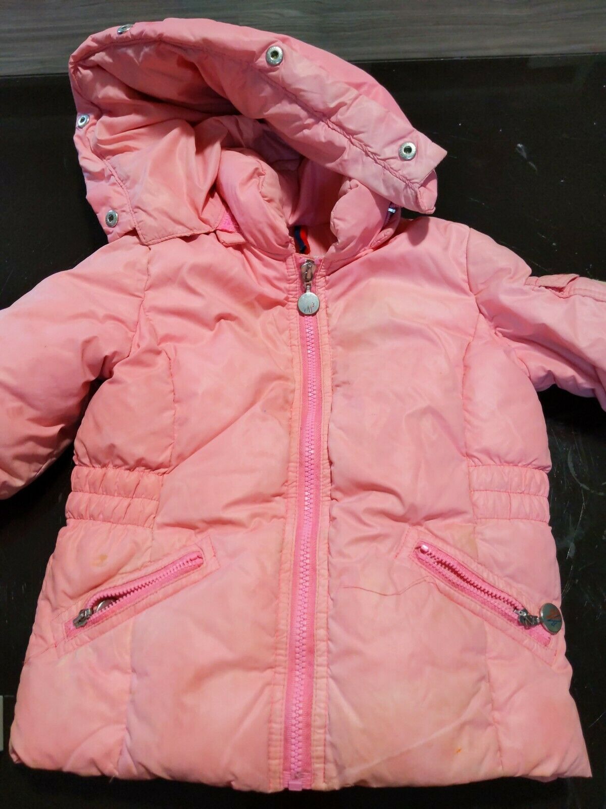 Moncler Girls Jacket Kids Size 4 Pink