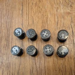 Shipping Available: New Black Screw Back Stud Sets 