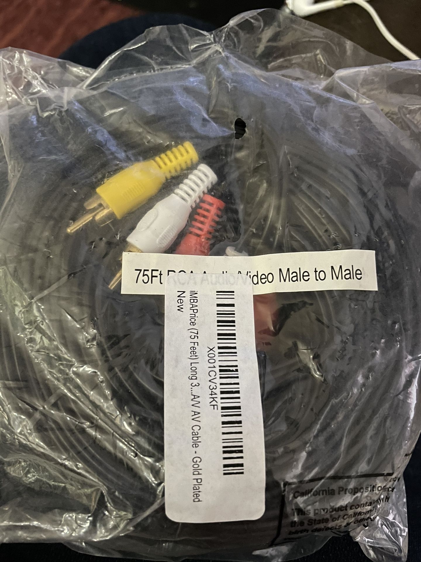 75’ RCA Cable