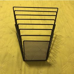 File Organizer Wire Mesh 7 Section Incline Sorter