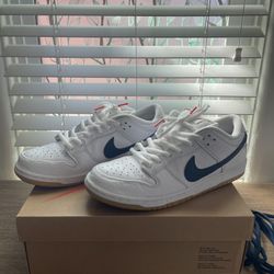Nike Dunk Low Pro ISO SB ‘Orange Label – White Navy’ Size 11 Men