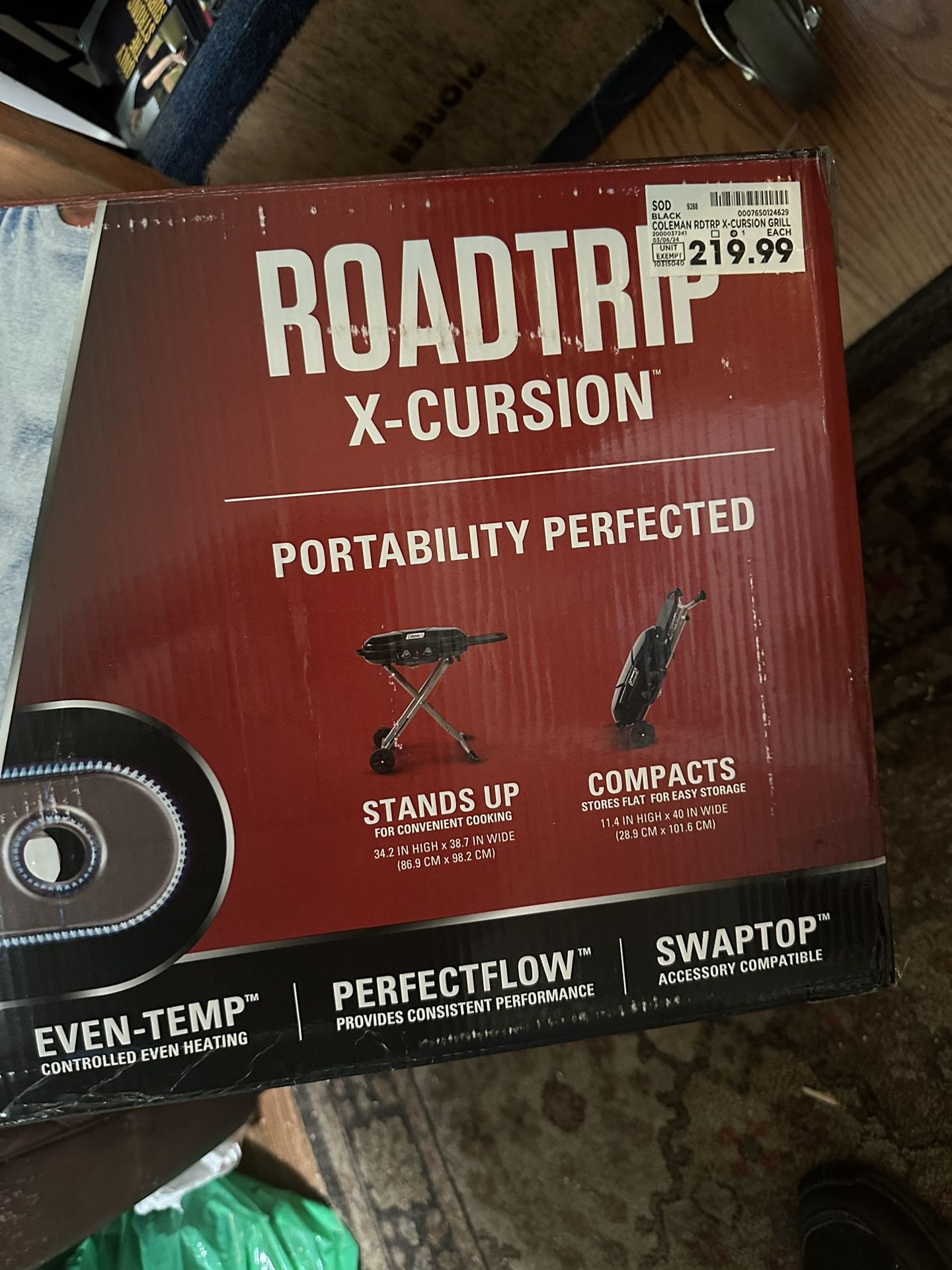 Coleman Road Trip X-Cursion BBQ - Brand New In The Box