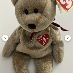 Signature Bear 1999 Beanie Baby Ty  condition new. 