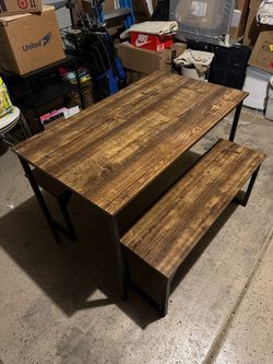 Table with benches