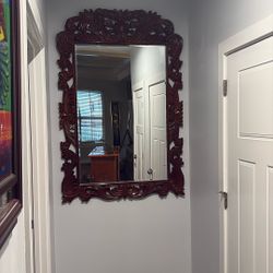 Rosewood Mirror From The Philippines