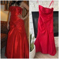 Red Gown Medium $30