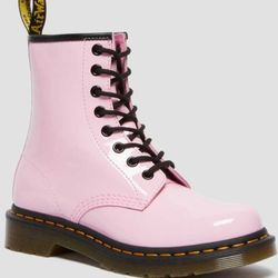 1460 W Doc Marten's Pale Pink Boots Size 7