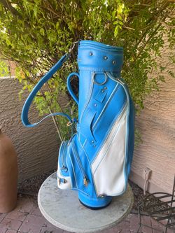 Vintage Leather Golf Bag