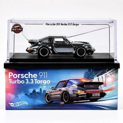 Hot Wheels RLC Porsche 911 Turbo 3.3 Targa CHASE Silver Chrome