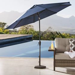 New ☂️⛱️☔ Patio / Yard Premium 10ft Sunbrella Market Umbrella with Auto Tilt