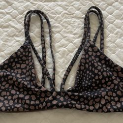 Ola Feroz Swimwear By Jessica Garcia - Brazilian Bikini Top- Reversible- 26 Cir