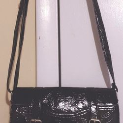 "Mossimo Supply Co." Patent Shoulder Bag