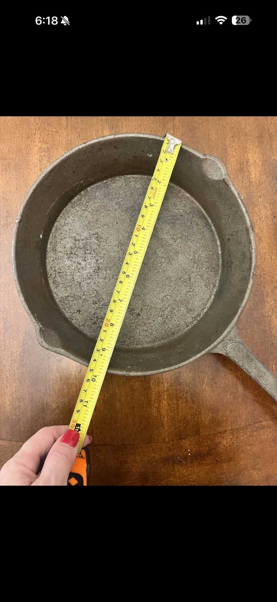 Cast Iron Skillet 10”