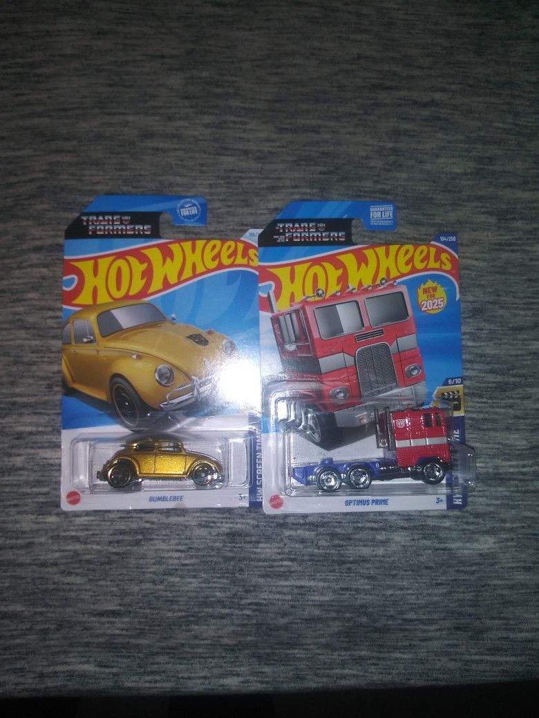 Transformers hotwheels lot.
