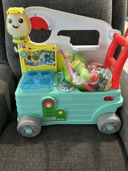 Fisher Price Baby Toddler Toy Camping Push Car